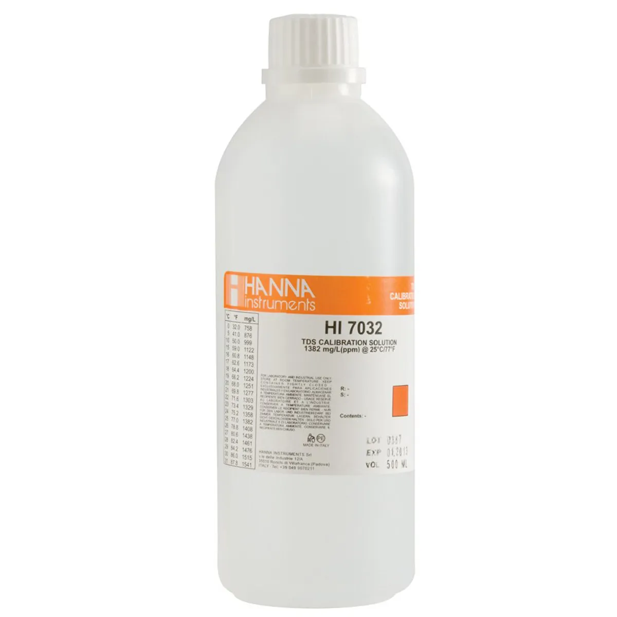 1382 mg/L (ppm) TDS Calibration Solution (1L) — photographie principale