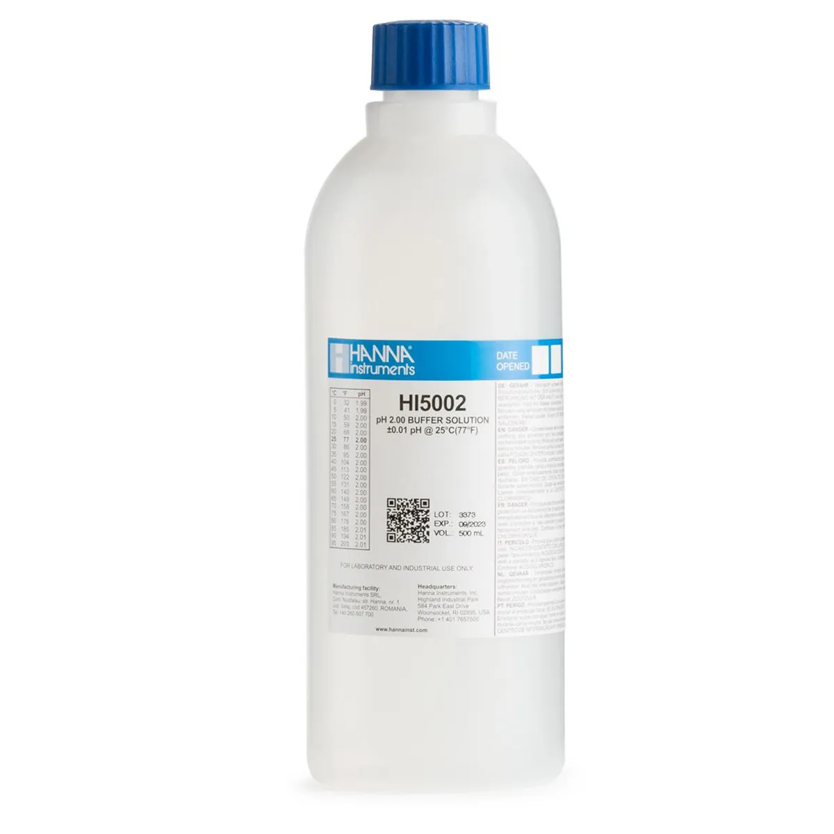 2.00 Technical Calibration Buffer (500 mL) — main photograph