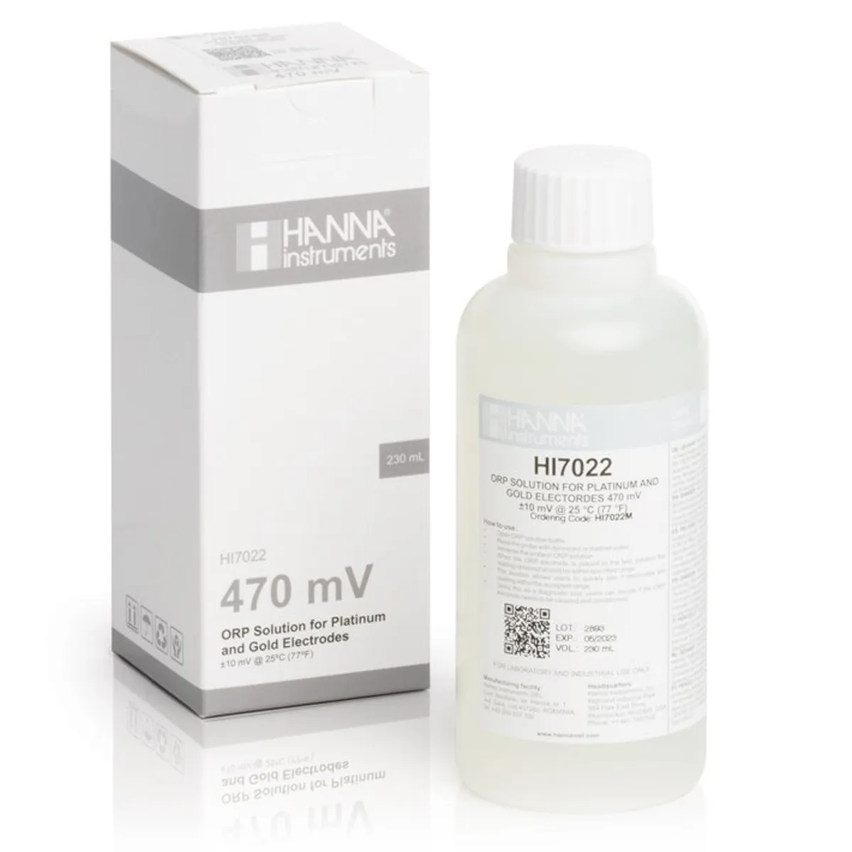 470 mV @ 25 ° C ORP Test Solution (230 mL) — photographie principale