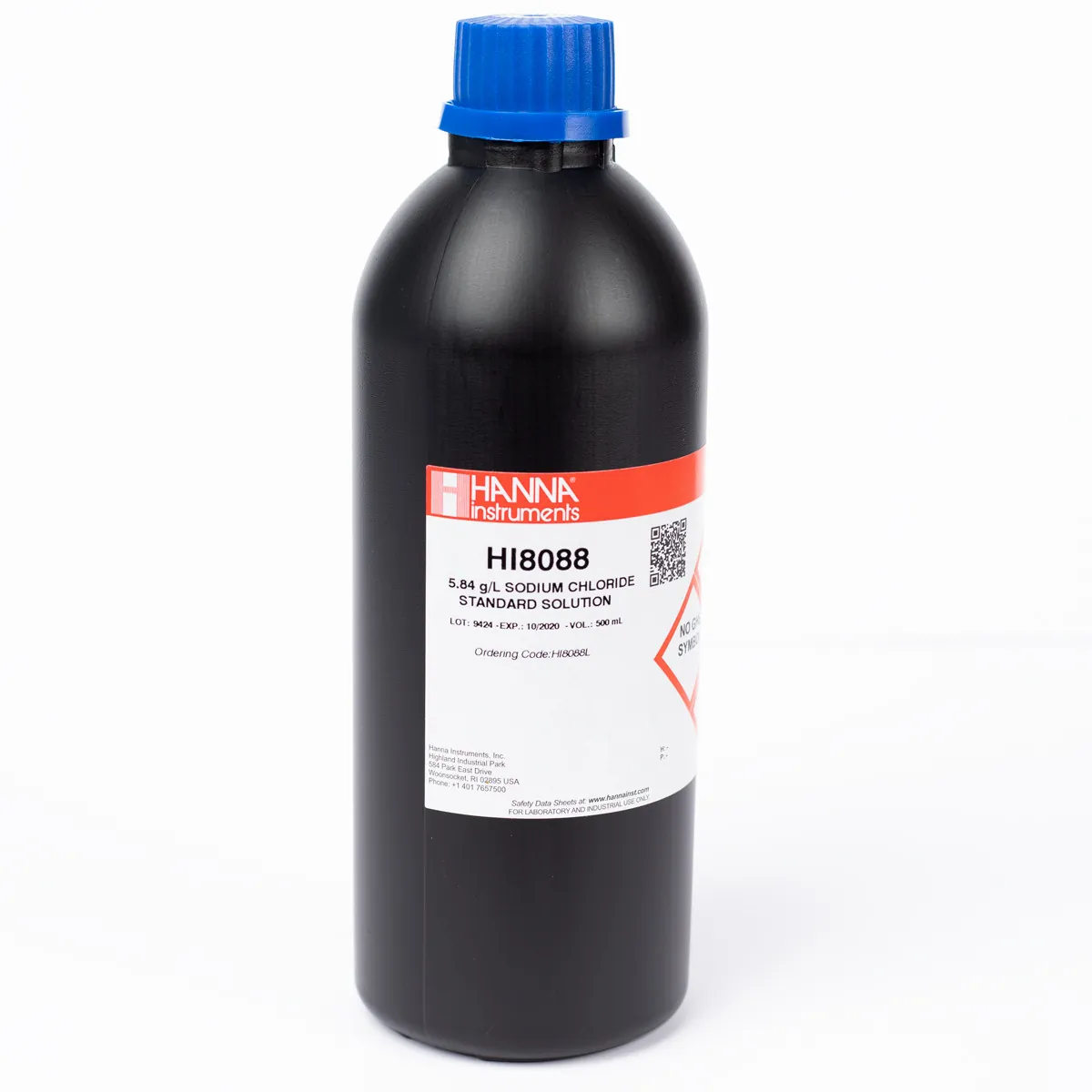 5.84 g/L NaCl Standard Solution in FDA Bottle (500 mL) — photographie principale