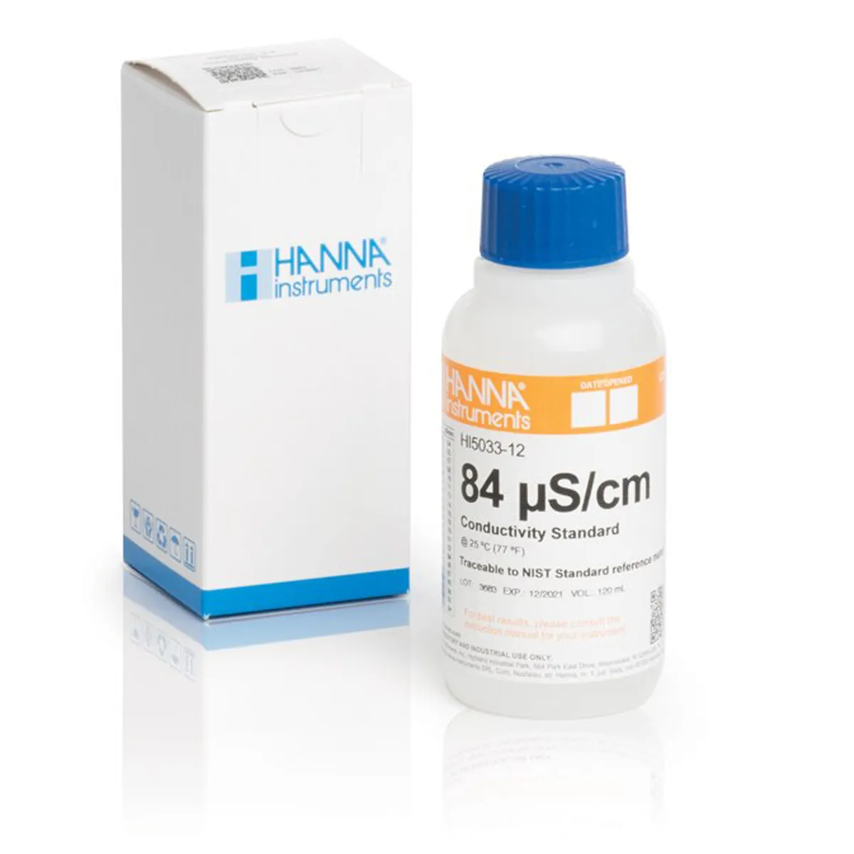 84 µS/cm Conductivity Standard (120 mL) — photographie principale