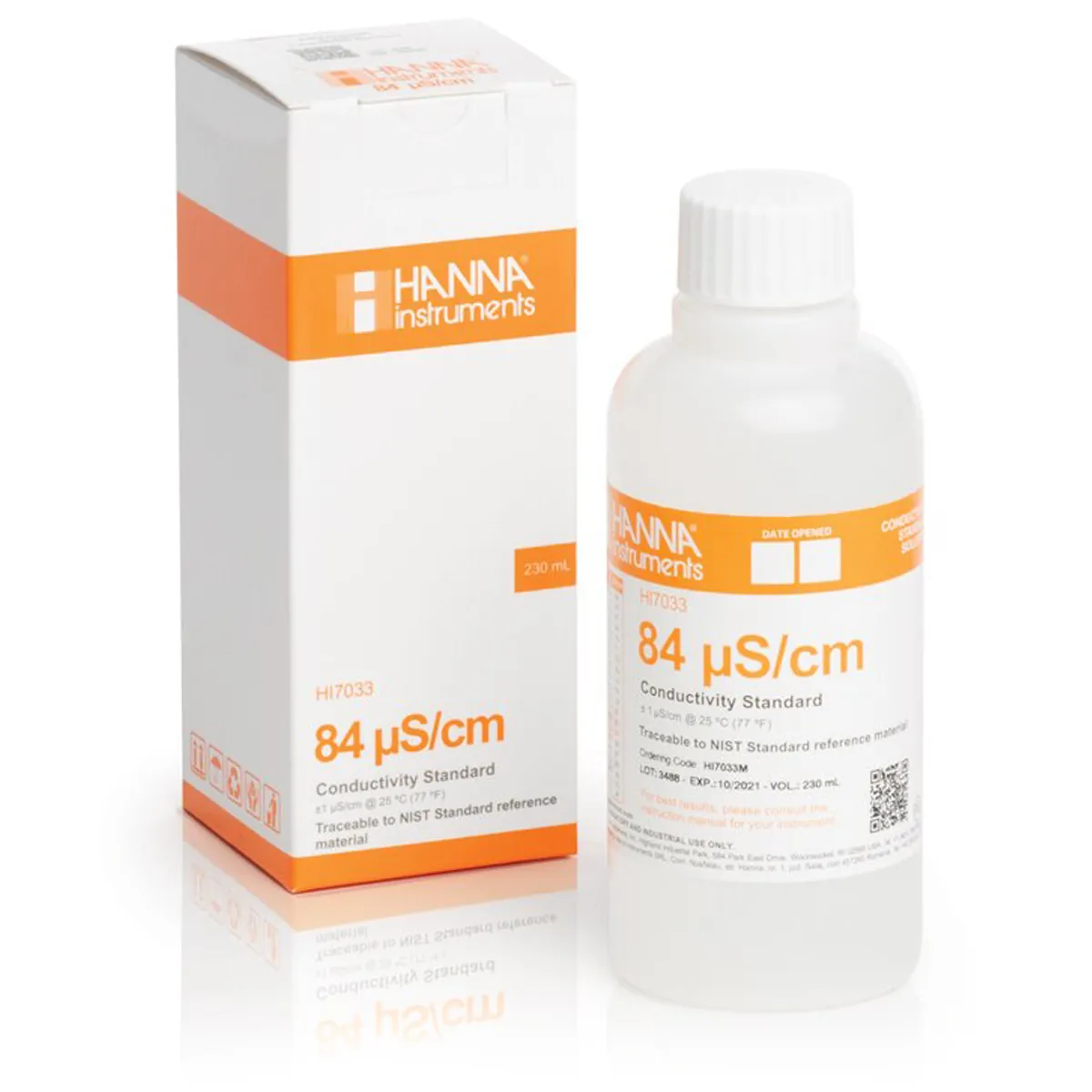 84 µS/cm Conductivity Standard (230mL Bottle) — main photograph