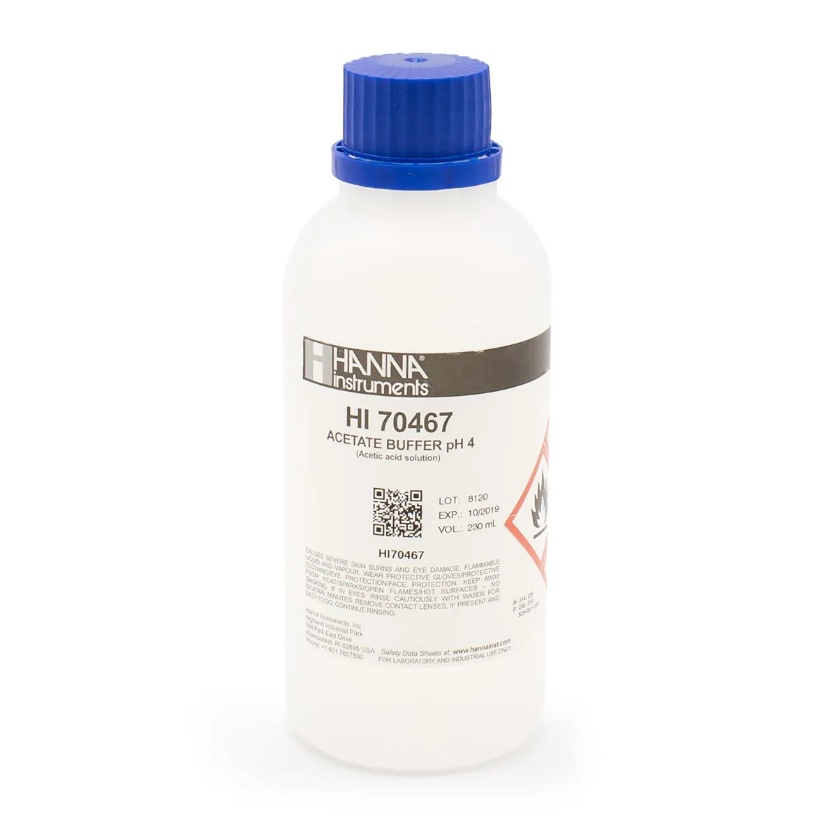 Acetate Buffer pH 4.18, 230 mL — photographie principale
