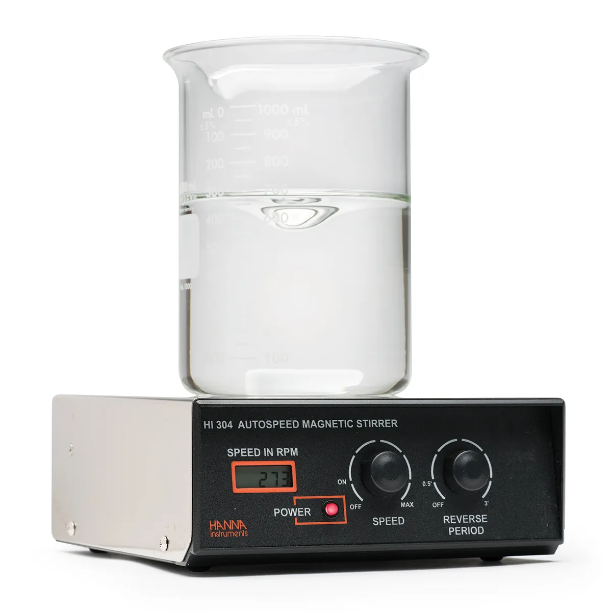 Auto-Reverse Stainless Steel Cover Mini-Stirrer with Tachometer (2.5L) — main photograph