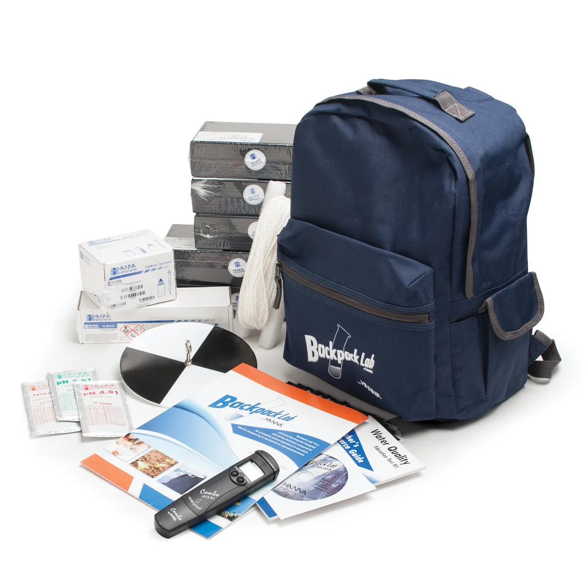 Backpack Lab Water Quality Educational Test Kit — photographie principale