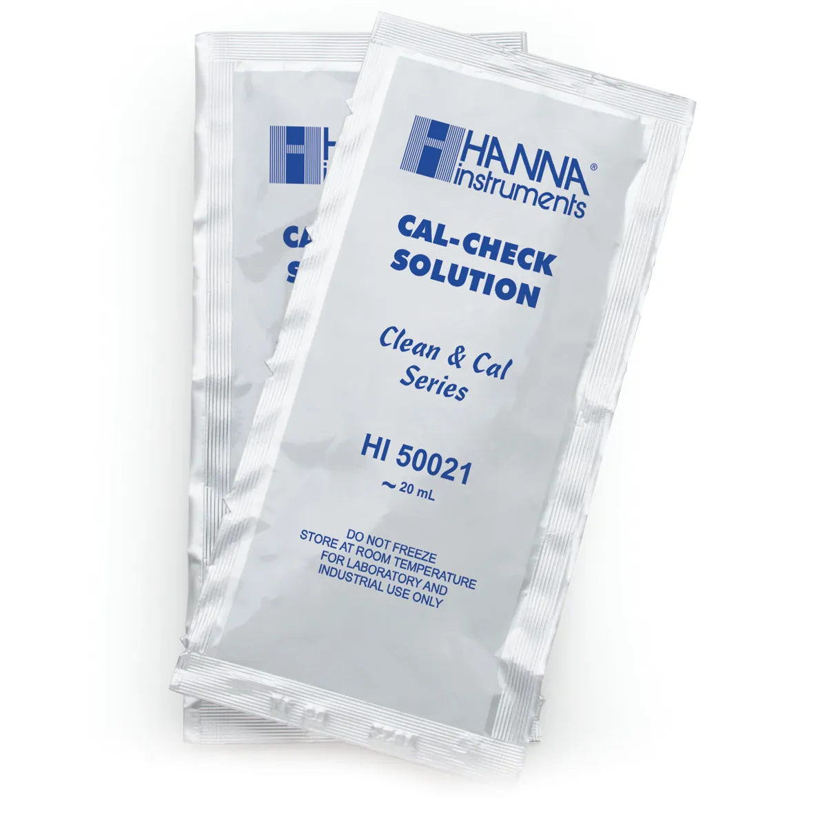 Calibration Check Solution for HI9813-6 (25 x 20 mL Sachets) — photographie principale