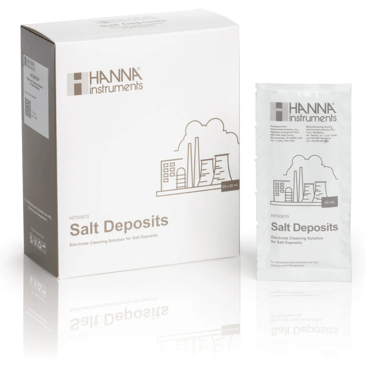 Cleaning Solution for Salt Deposits (25 x 20 mL Sachets) — main photograph