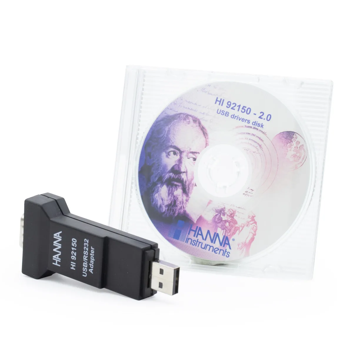 Compact Adapter for RS232 to USB — main photograph