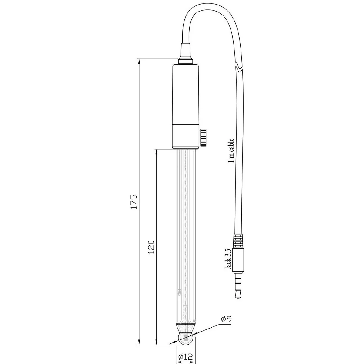 Digital Glass Body pH Electrode for General Purpose — vue 3