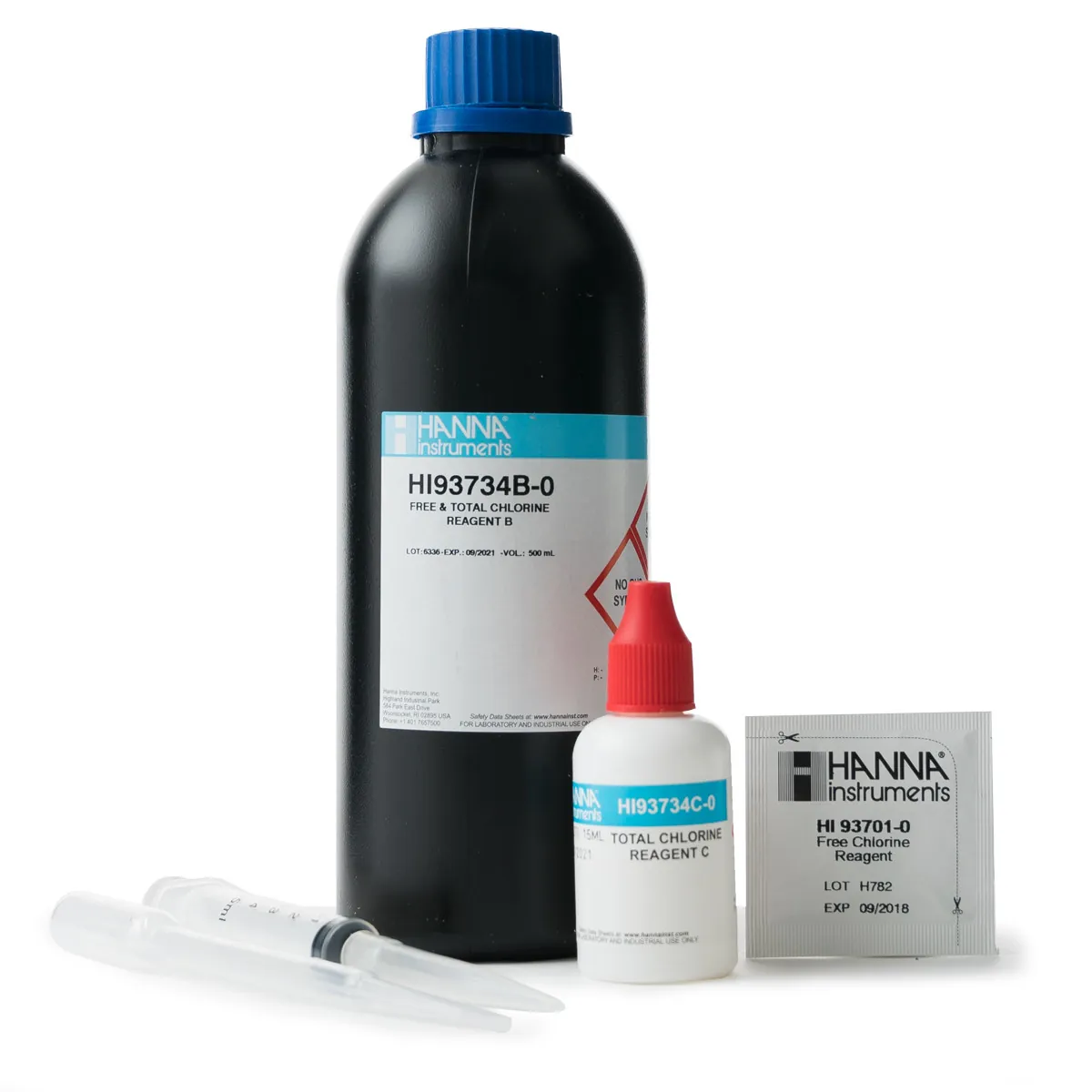 Free and Total Chlorine High Range Reagents (100 tests) — photographie principale