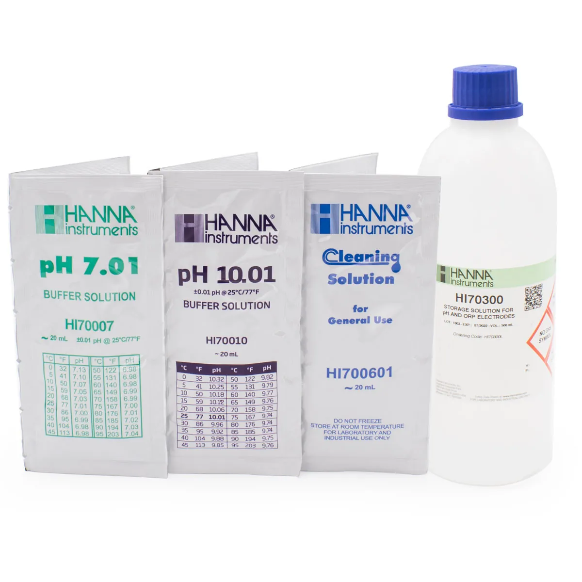 General pH Calibration Bundle, pH 7& 10 (Sachets) — photographie principale