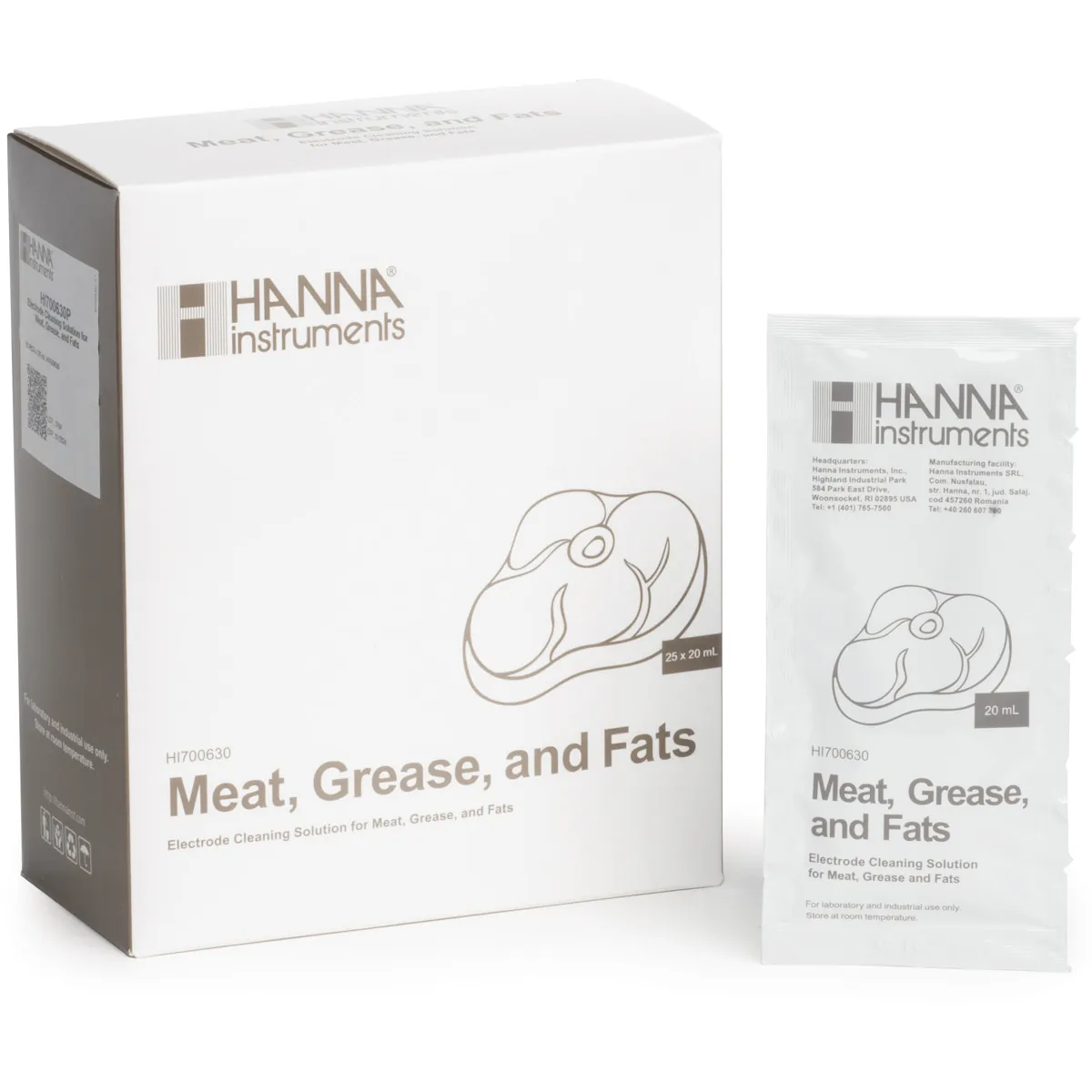 Grease and Fats Acid Cleaning Solution (25 x 20 mL Sachets) — photographie principale