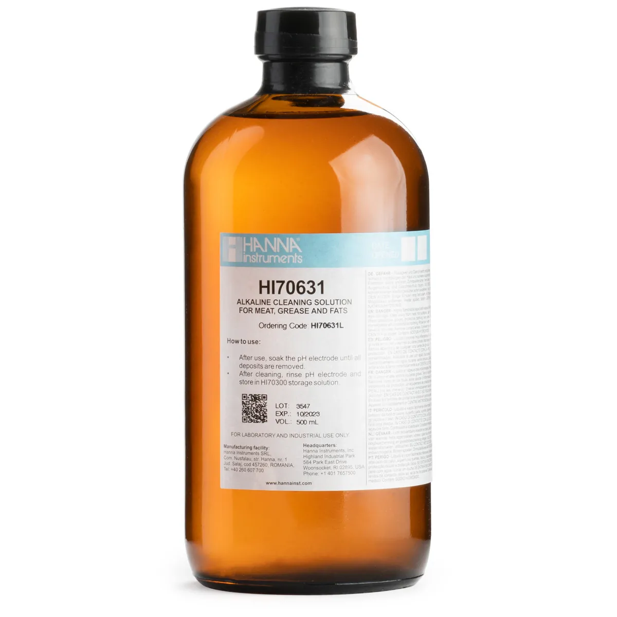 Grease and Fats Alkaline Cleaning Solution (500 mL) — main photograph