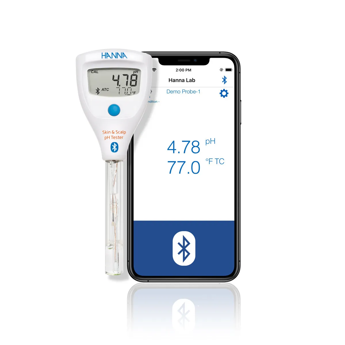 HALO2 Wireless pH Tester for Skin & Scalp — main photograph