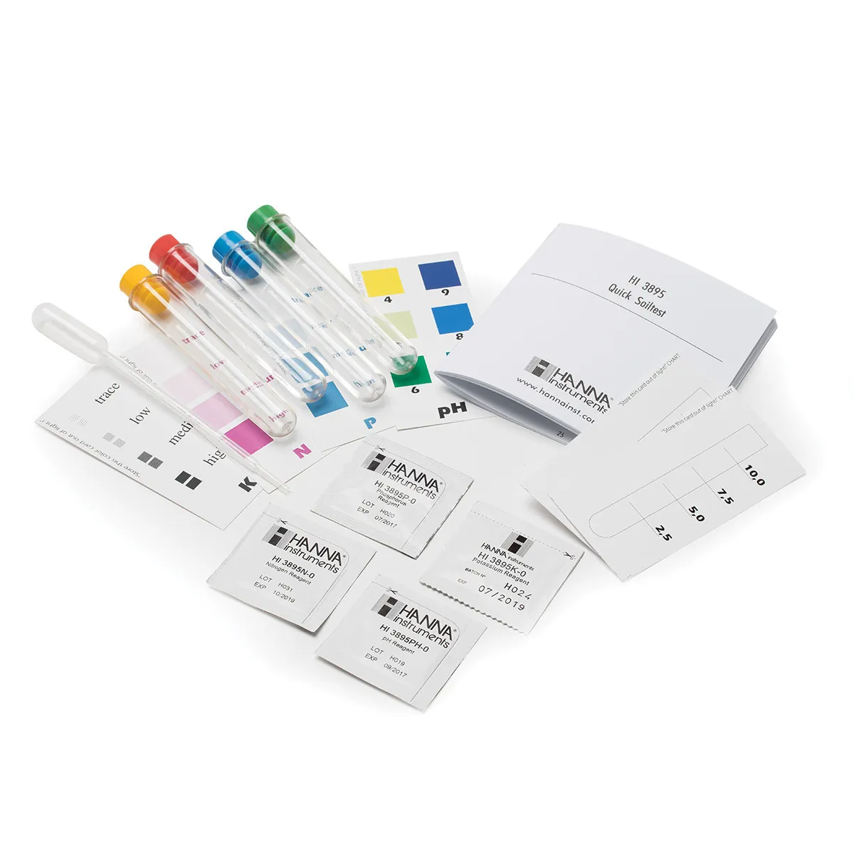 NPK Soil Chemical Test Kit (10 tests each) — photographie principale