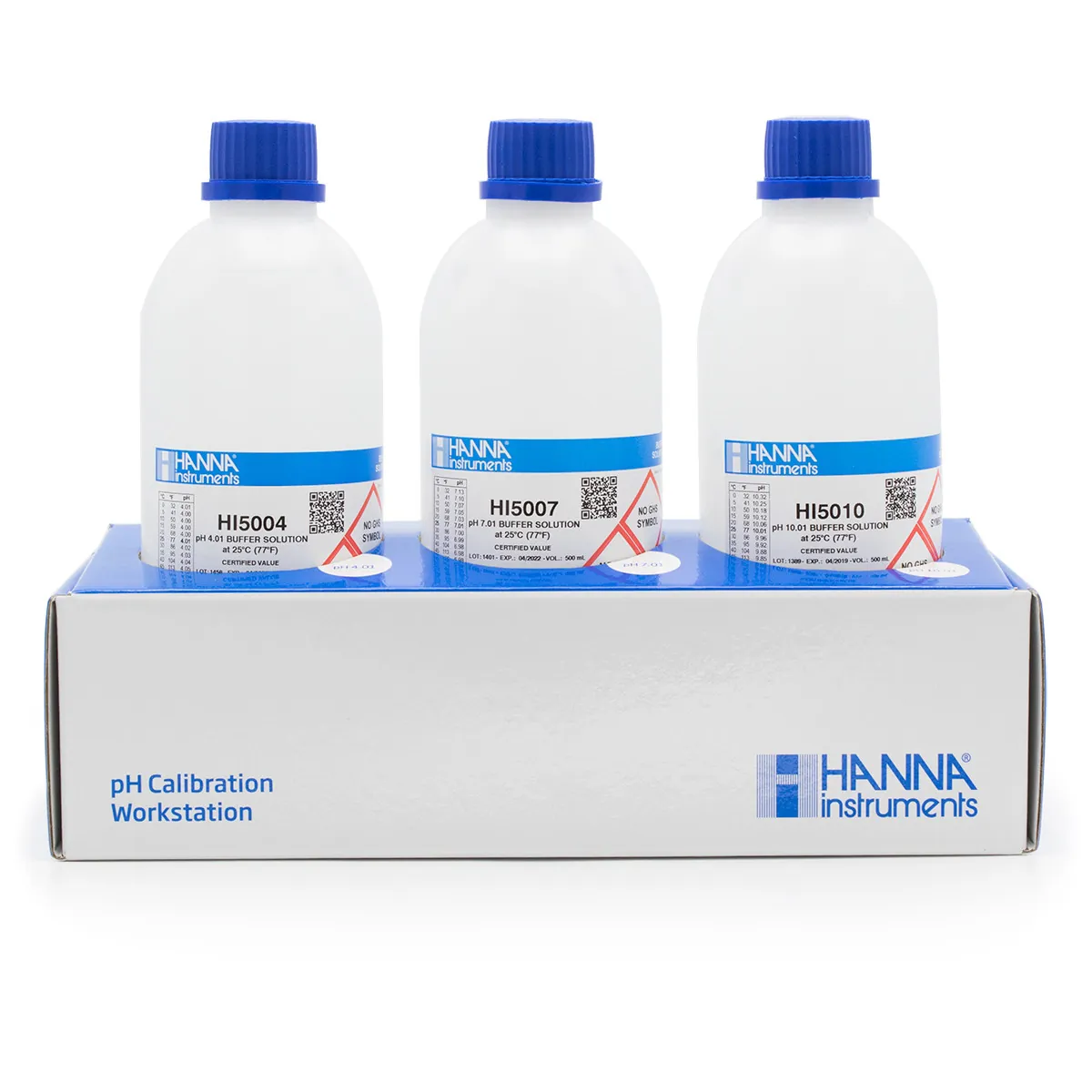 pH 4.01, 7.01 and 10.01 Technical Calibration Solutions (3 x 500 mL) — photographie principale