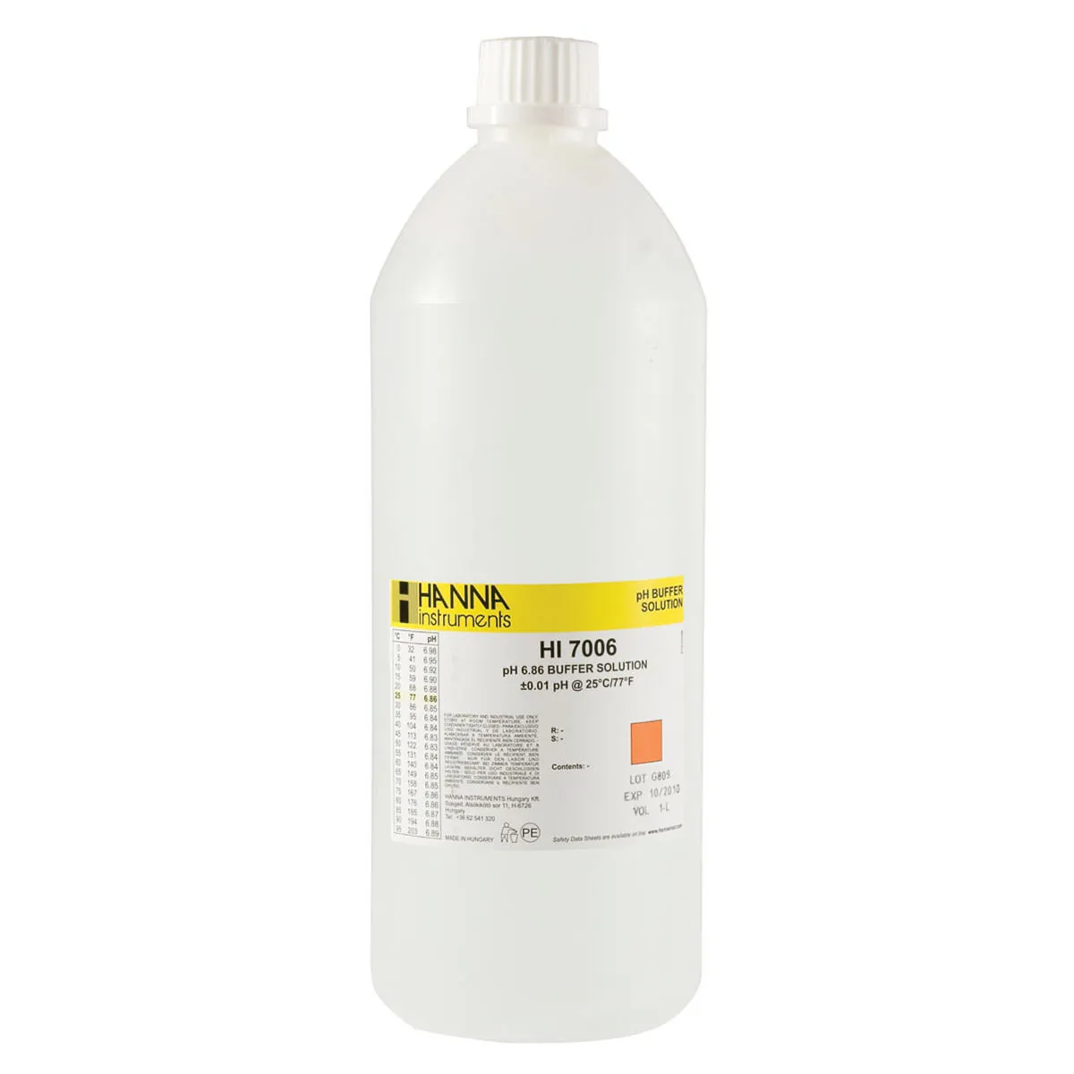 pH 6.86 Calibration Solution (1 L) — main photograph
