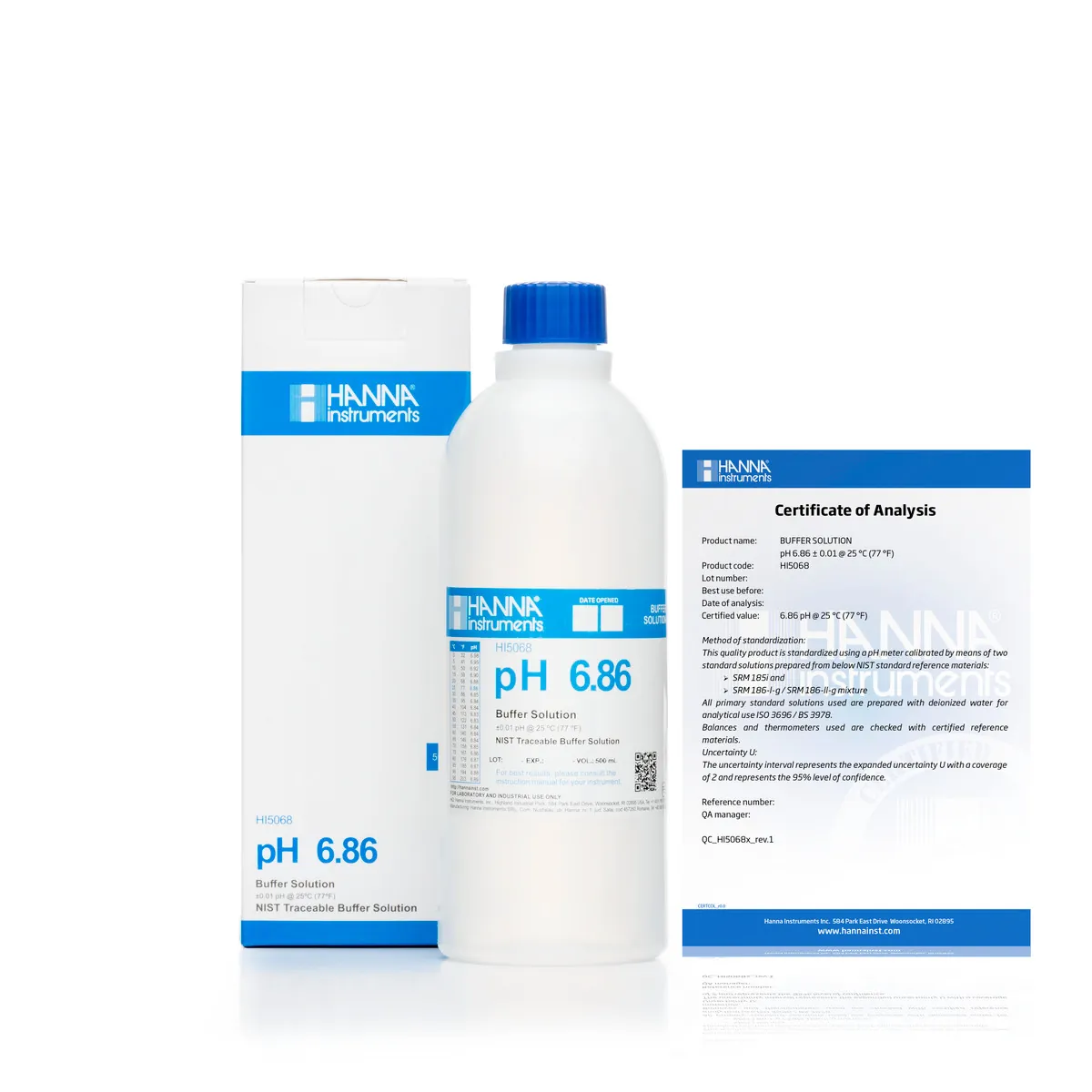 pH 6.86 Technical Calibration Buffer (500 mL) — main photograph