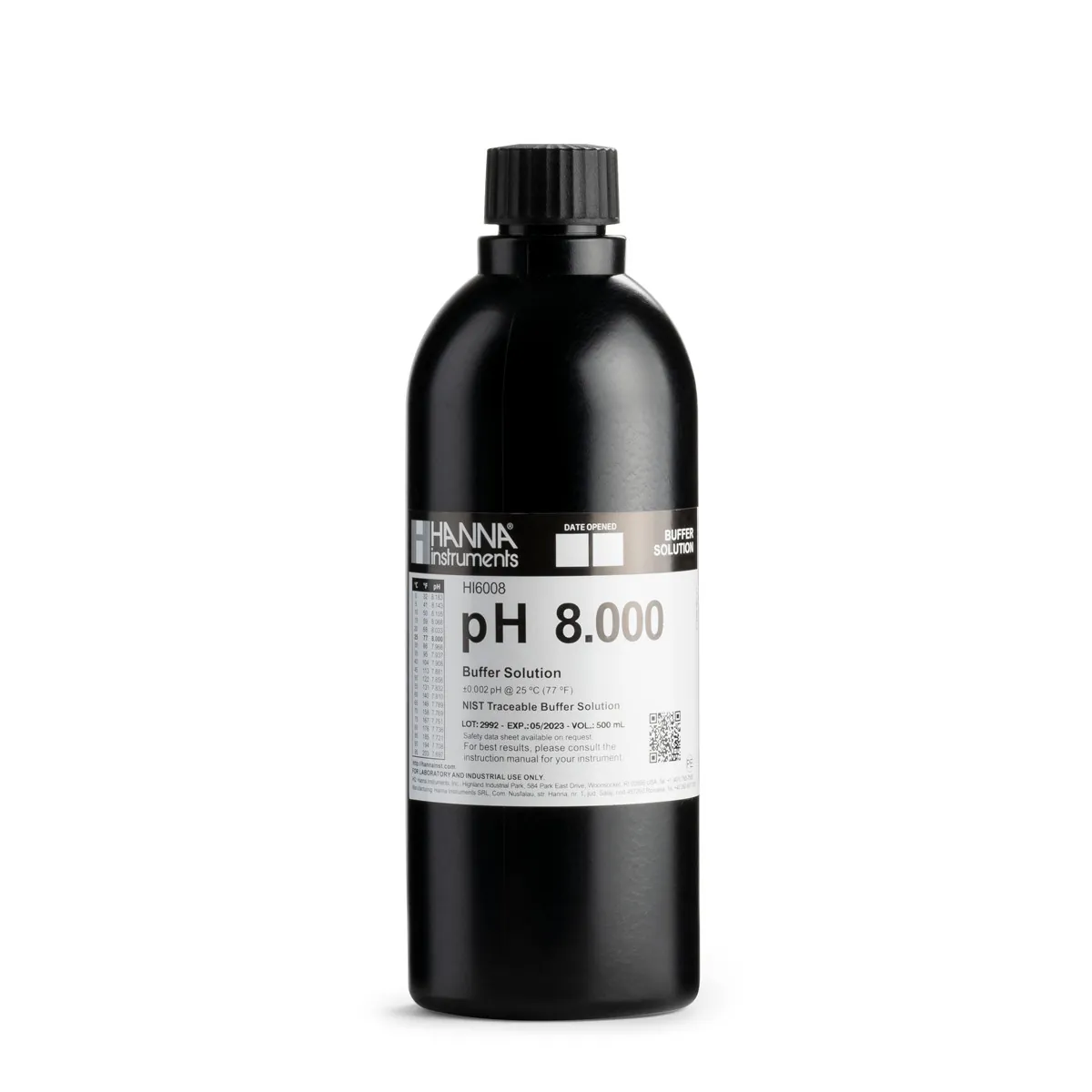 pH 8.000 Millesimal Calibration Buffer (500 mL) — view 2
