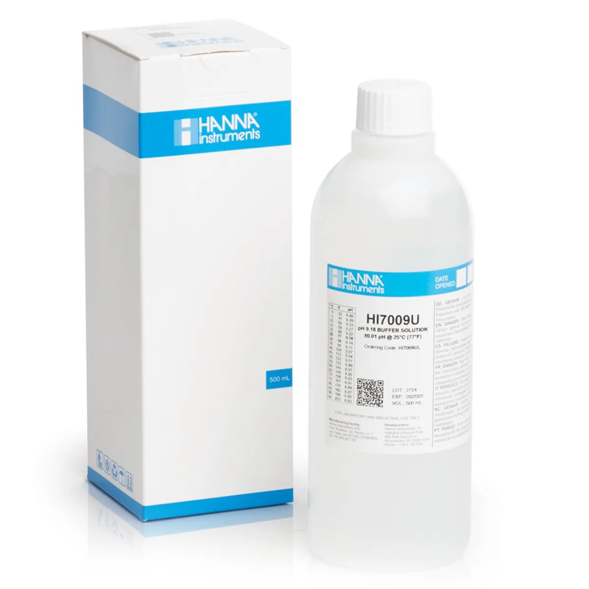 pH 9.18 Calibration Solution (500 mL) — main photograph