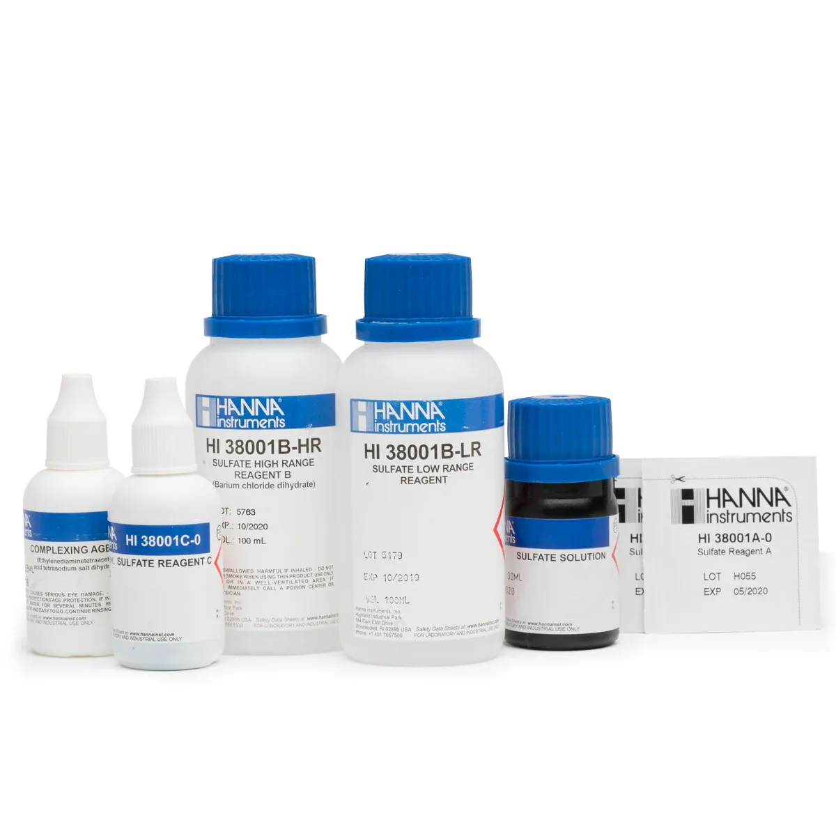 Sulfate (Low and High Range) Test Kit Replacement Reagents (100 tests) — photographie principale
