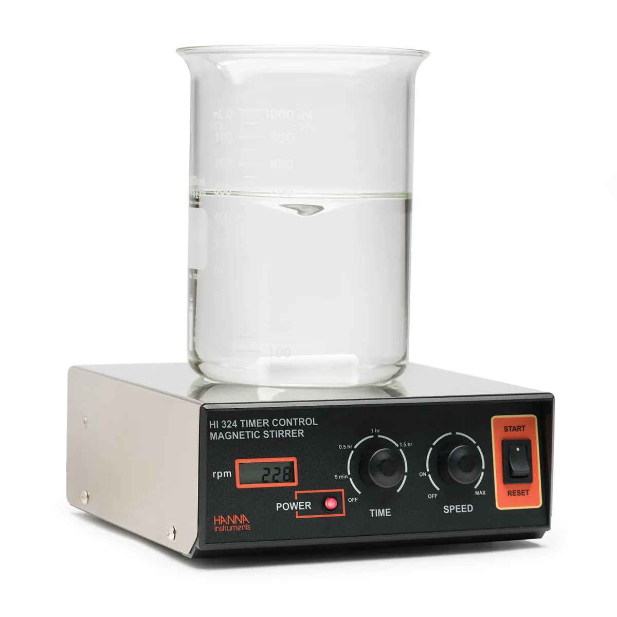 Timer Controlled Stainless Steel Cover Mini-Stirrer with Tachometer (5L) — photographie principale