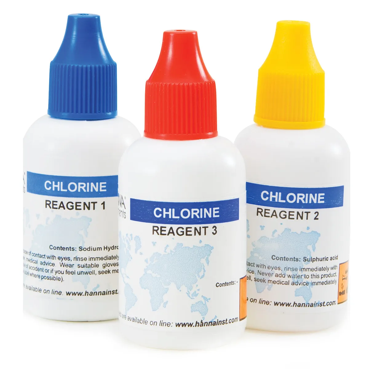 Total Chlorine Test Kit Replacement Reagents (50 tests) — photographie principale