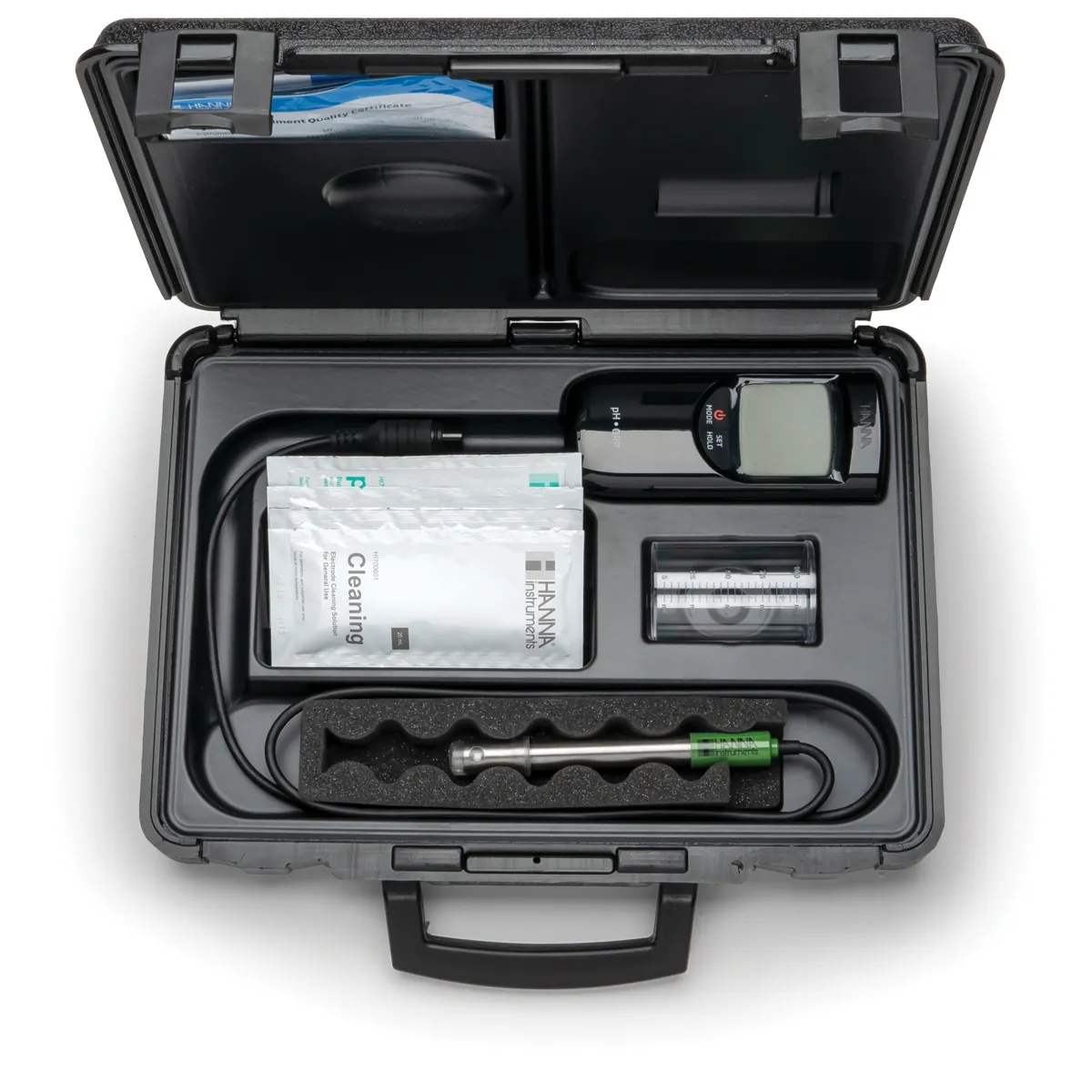 Waterproof Portable pH/ORP/Temperature Meter with Sensor Check — view 4