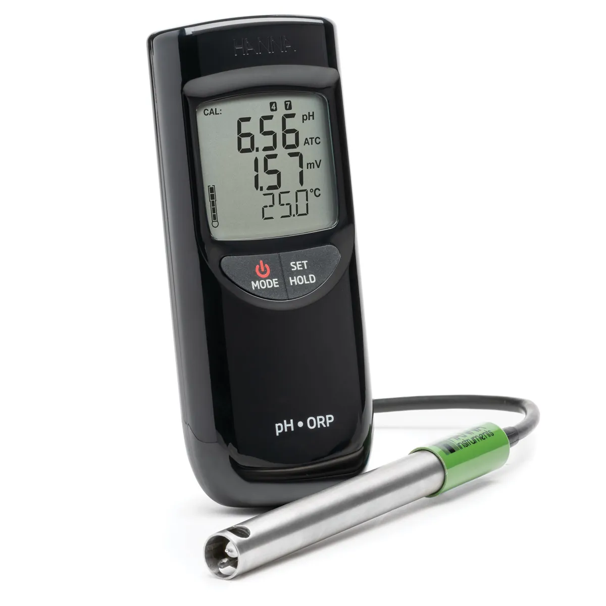 Waterproof Portable pH/ORP/Temperature Meter with Sensor Check — view 2